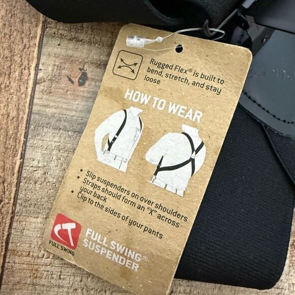 CARHARTT Utility Full Swing Suspenders Heavy Duty Size 52 nwt black - Picture 5 of 8